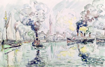 Cherbourg by Paul Signac
